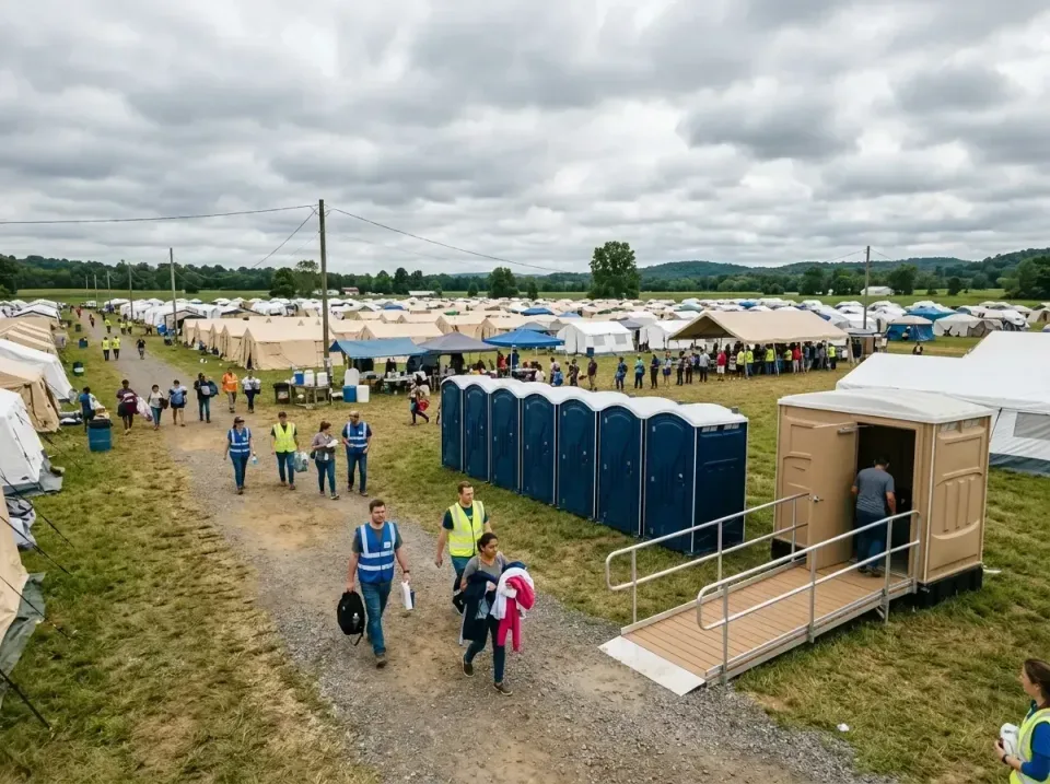 disaster-relief-camp-restrooms-010 — frequently asked questions, Dumpster & Portable Bathrooms Rental in Chesterfield, MO